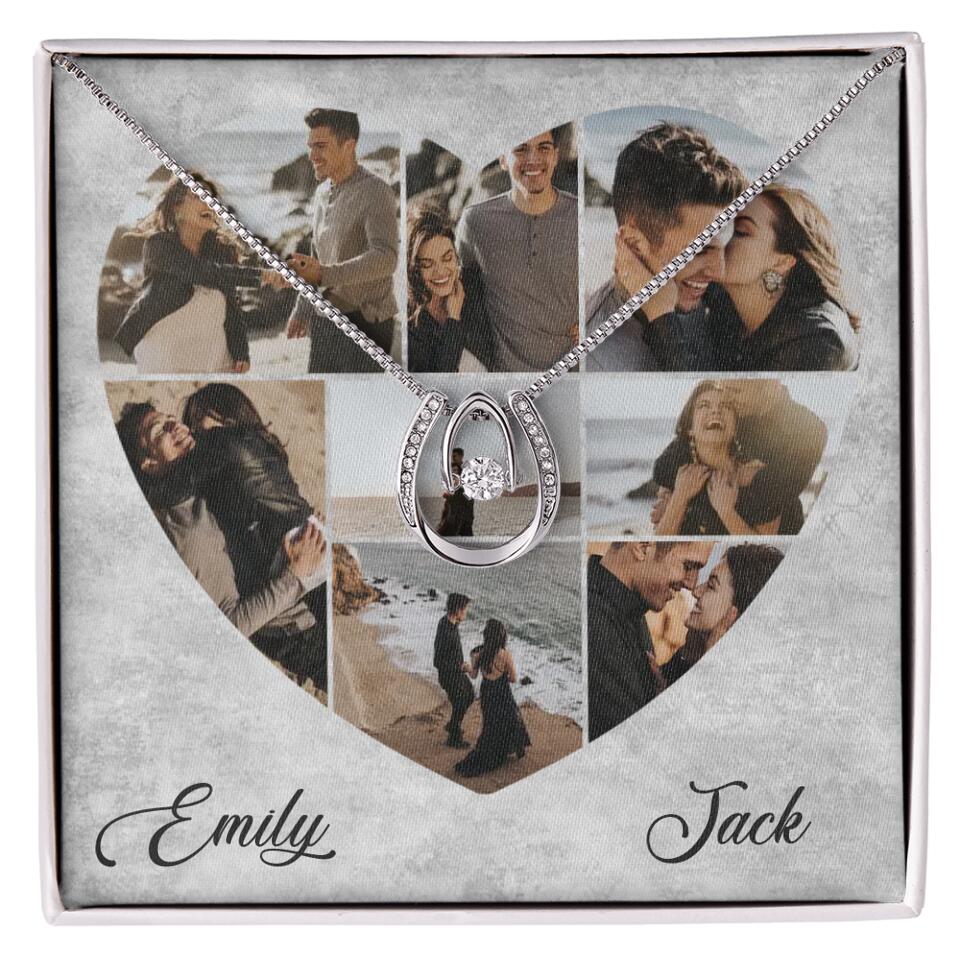 Heart Shaped Photo Custom Necklace Anniversary Gift For Wife Girlfriend - Image 50