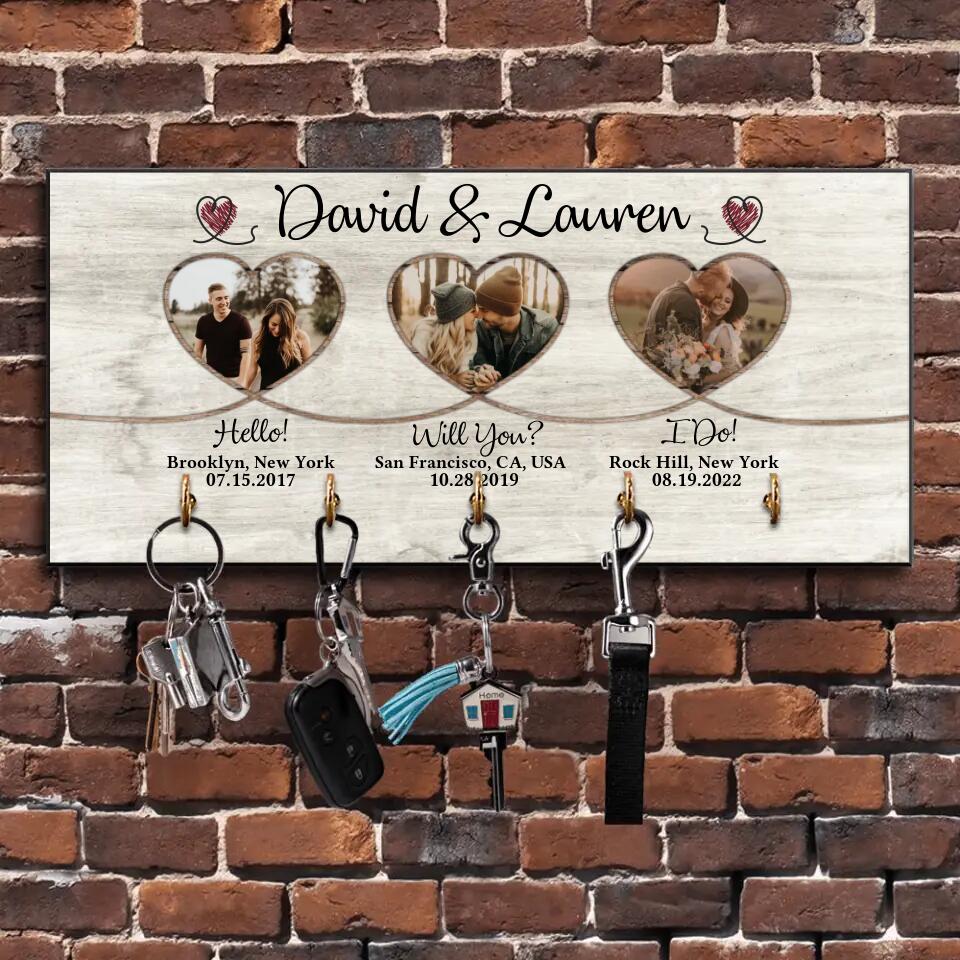 Hello! Will you? I Do! Couple Personalized Canvas Poster Gift For Couples - Image 2