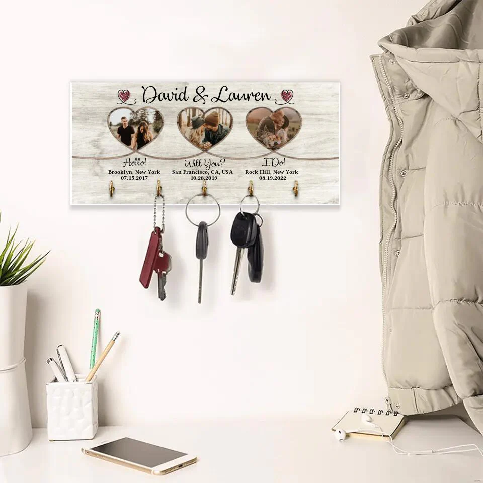 Hello! Will you? I Do! Couple Personalized Canvas Poster Gift For Couples - Image 4