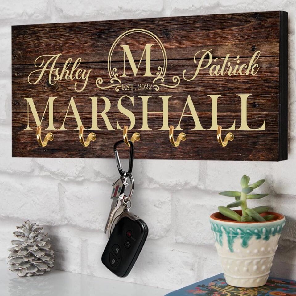 Home Sweet Home - House Warming Present Idea - Custom Key Holder - Anniversary Gift For Parents - Image 12