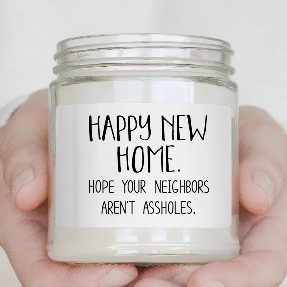 House Warming Presents - Gifts for Home - Funny Housewarming Gifts - New Home Owner Gift - New House Gift for BFF - 9oz Scented Candle - Image 3