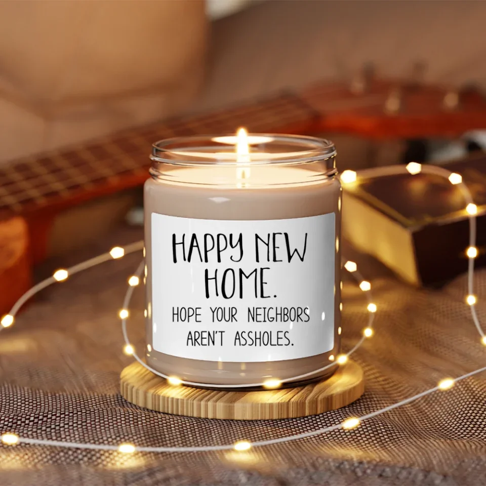 House Warming Presents - Gifts for Home - Funny Housewarming Gifts - New Home Owner Gift - New House Gift for BFF - 9oz Scented Candle - Image 4