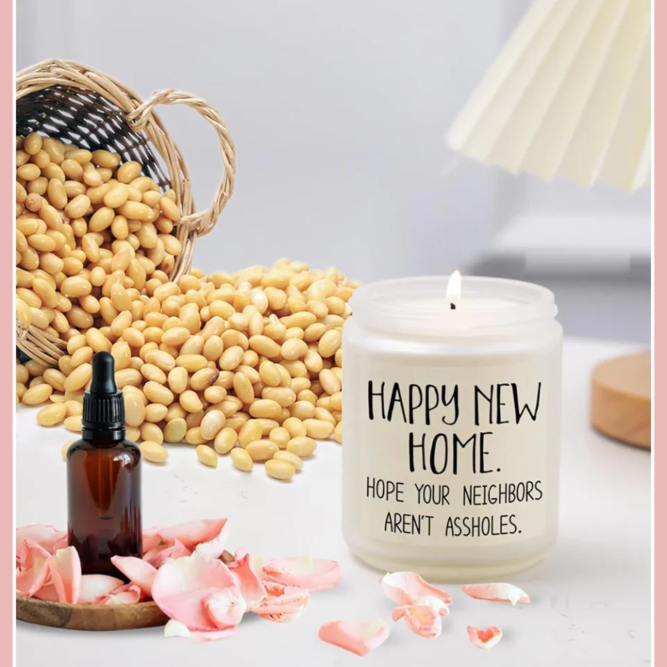 House Warming Presents - Gifts for Home - Funny Housewarming Gifts - New Home Owner Gift - New House Gift for BFF - 9oz Scented Candle - Image 5