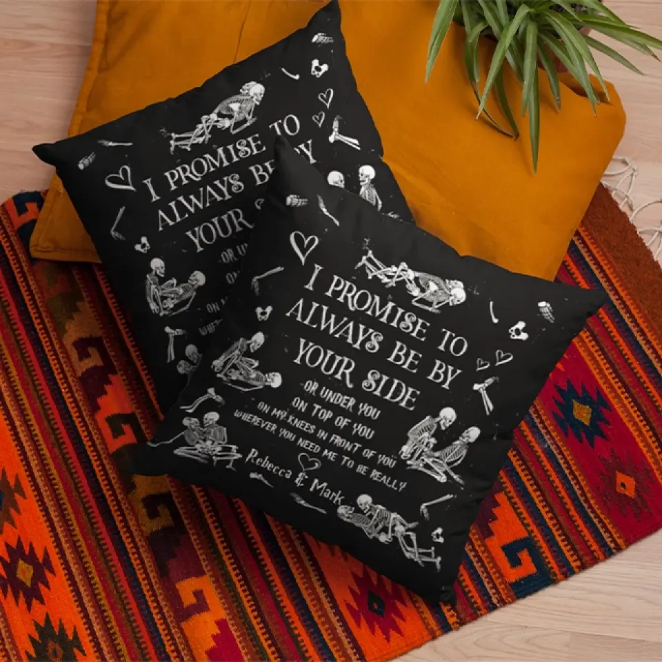 I Promise To Always Be By Your Side - All Over Print Pillow - Image 9
