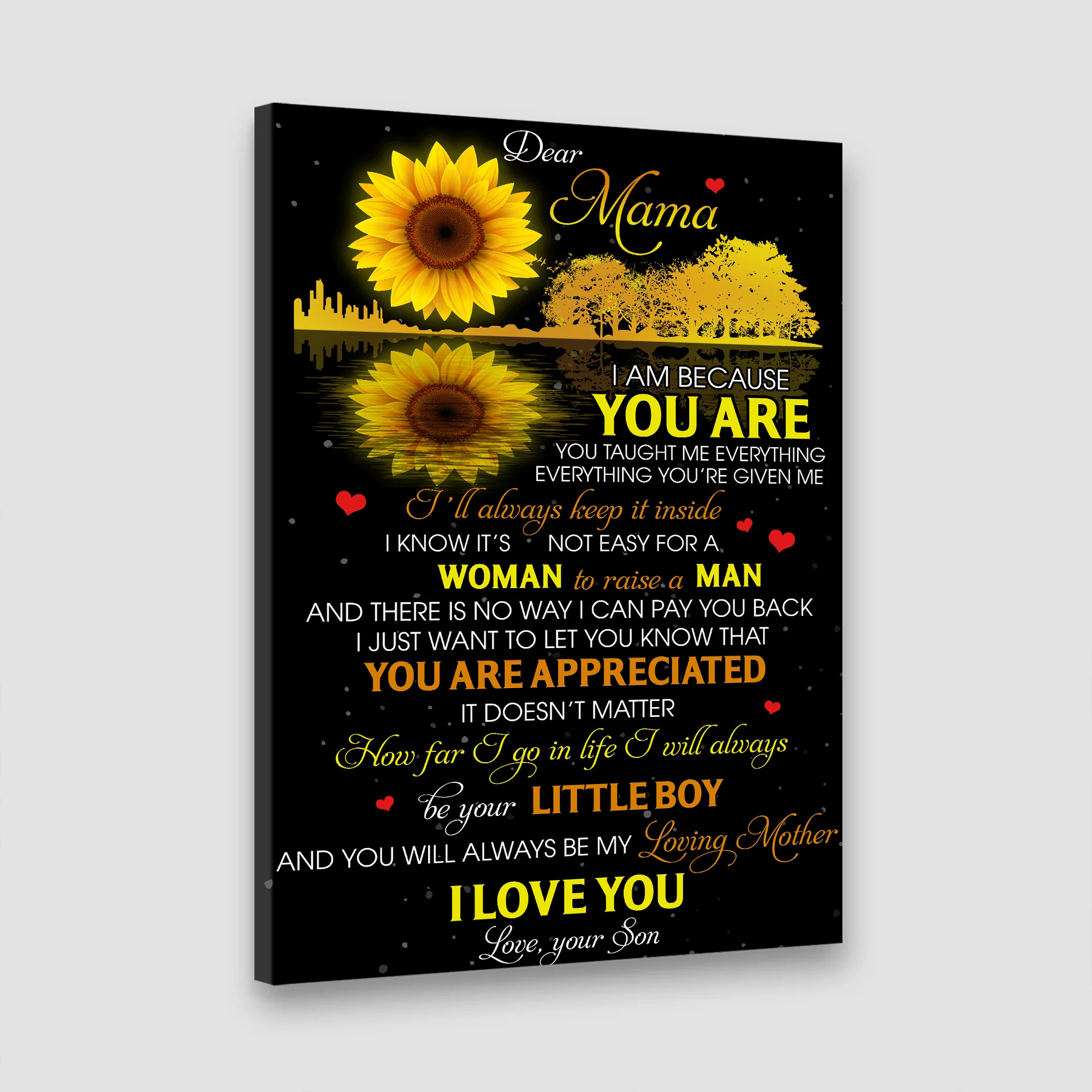 I Am Because You Are, You Taught Me Everything - Canvas/Poster - Image 2
