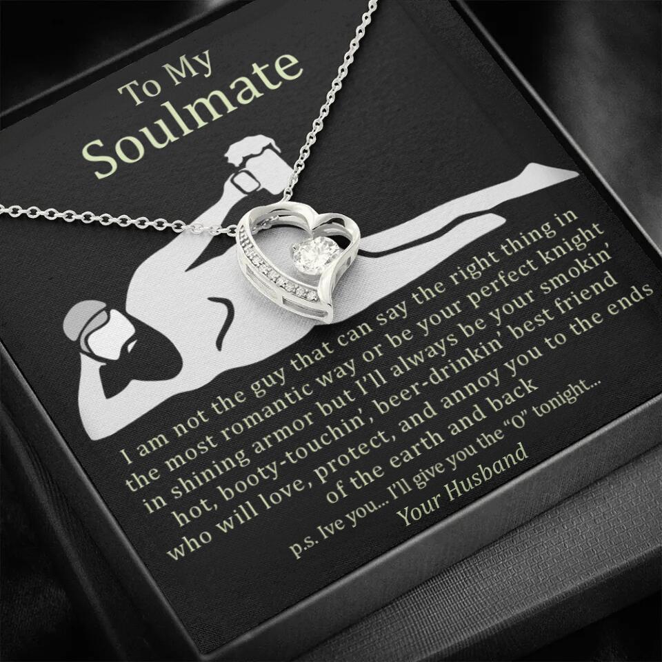 Personalized Valentine Gifts - I Am Not The Guy That Say The Right Thing In Romantic Way - Personalized Necklace - Image 16
