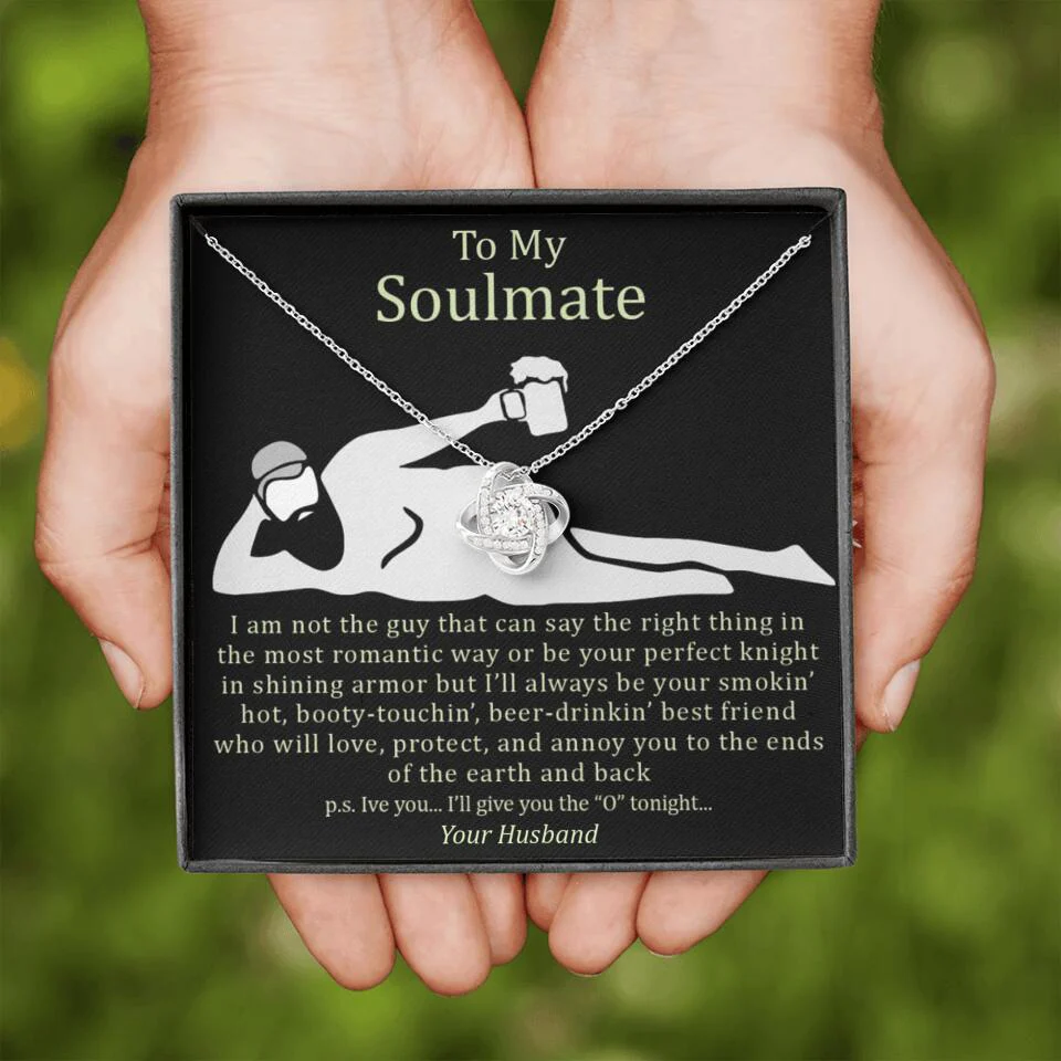 Personalized Valentine Gifts - I Am Not The Guy That Say The Right Thing In Romantic Way - Personalized Necklace - Image 2