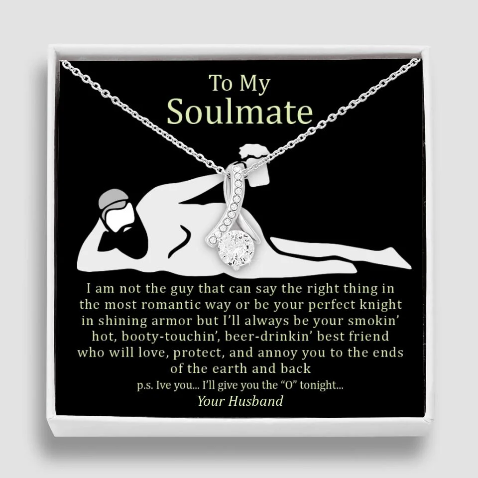 Personalized Valentine Gifts - I Am Not The Guy That Say The Right Thing In Romantic Way - Personalized Necklace - Image 28