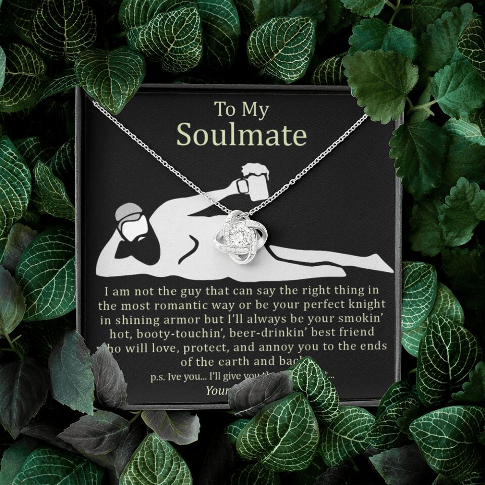 Personalized Valentine Gifts - I Am Not The Guy That Say The Right Thing In Romantic Way - Personalized Necklace - Image 3