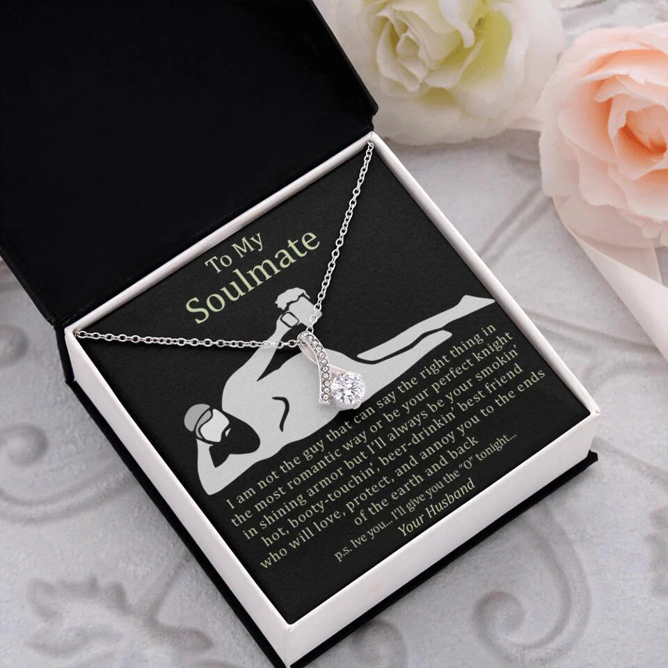 Personalized Valentine Gifts - I Am Not The Guy That Say The Right Thing In Romantic Way - Personalized Necklace - Image 31