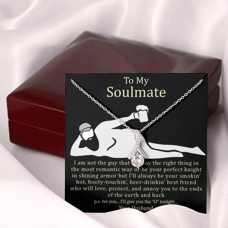 Personalized Valentine Gifts - I Am Not The Guy That Say The Right Thing In Romantic Way - Personalized Necklace - Image 35