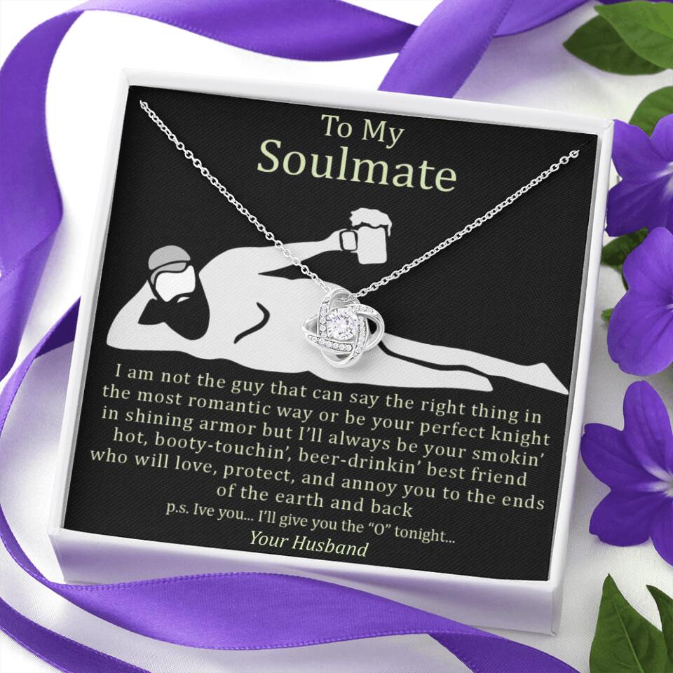 Personalized Valentine Gifts - I Am Not The Guy That Say The Right Thing In Romantic Way - Personalized Necklace - Image 4