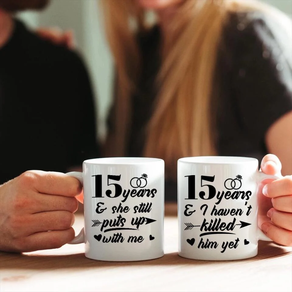 I Haven't Killed Him Yet And She Still Puts Up With Me - Personalized Mug - Image 8