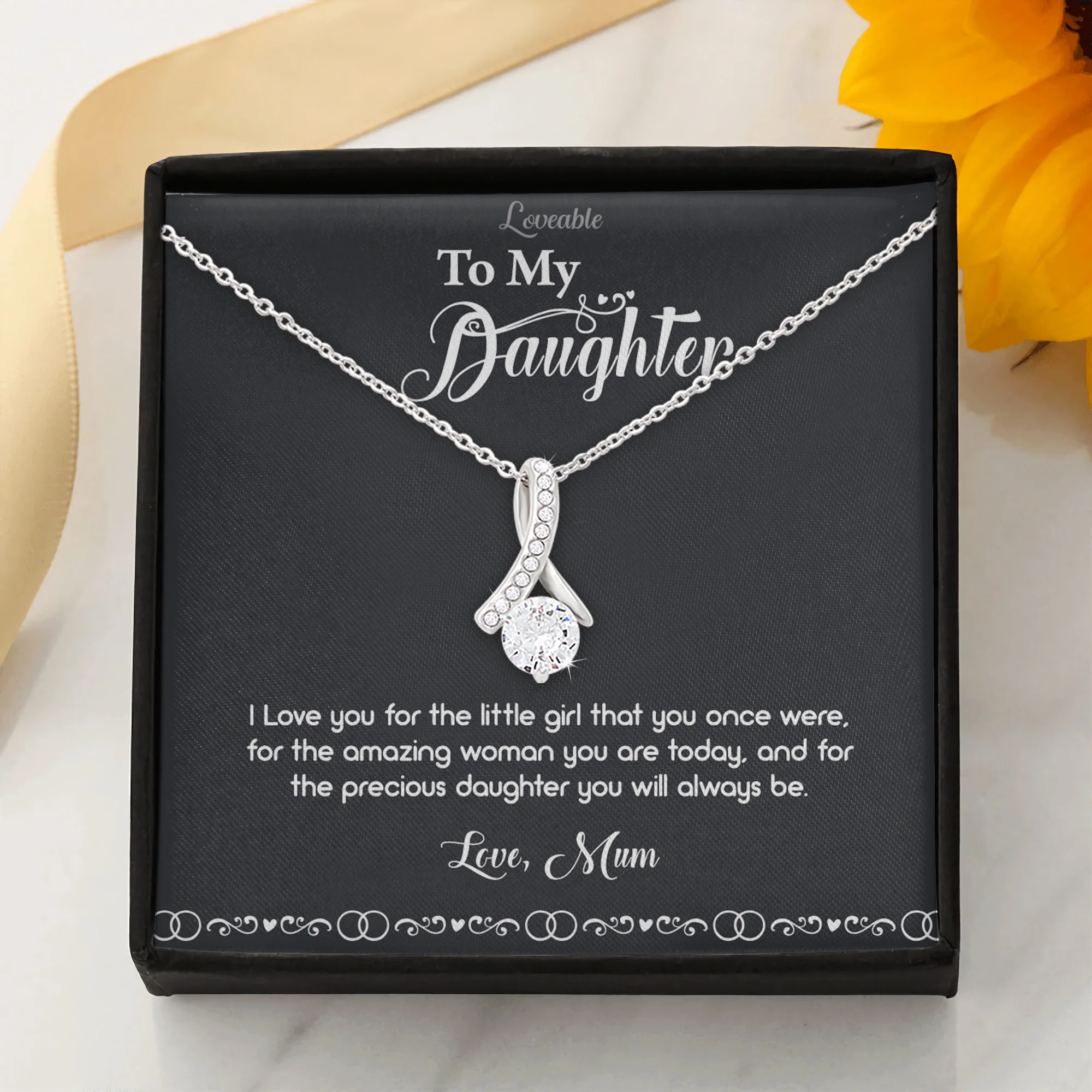 I love you for the little girl that you once were  - Birthday Gift for Daughter - Image 3