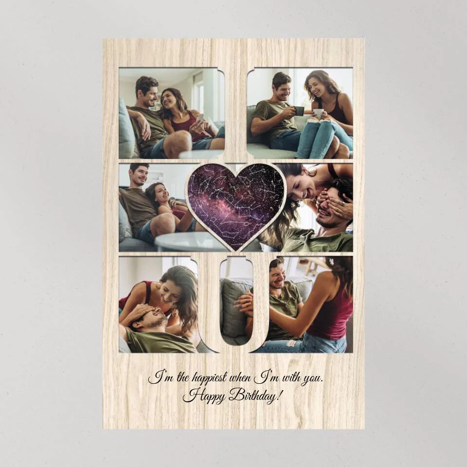 I Love You I'm The Happiest Custom Canvas Poster Anniversary Gift For Couples - Image 10
