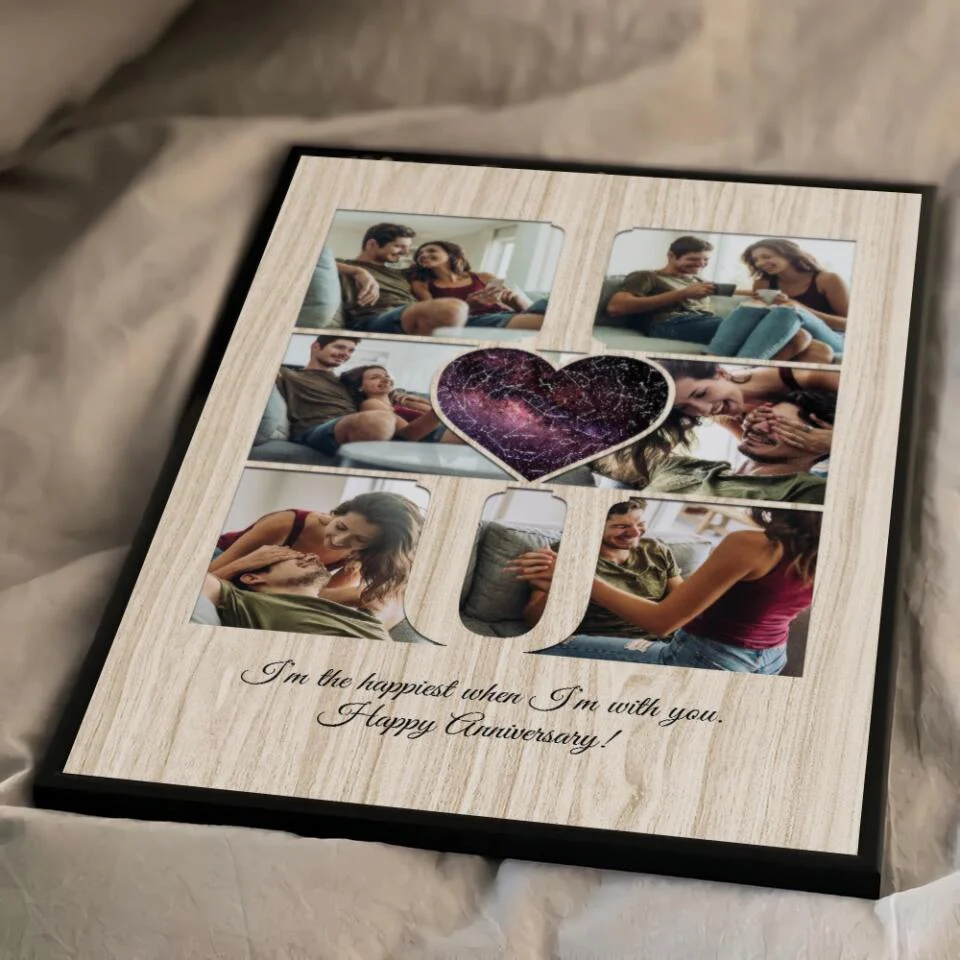I Love You I'm The Happiest Custom Canvas Poster Anniversary Gift For Couples - Image 13
