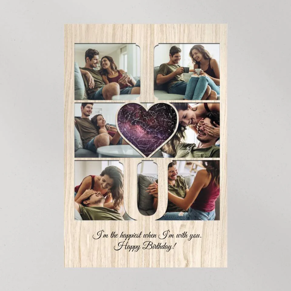 I Love You I'm The Happiest Custom Canvas Poster Anniversary Gift For Couples - Image 9