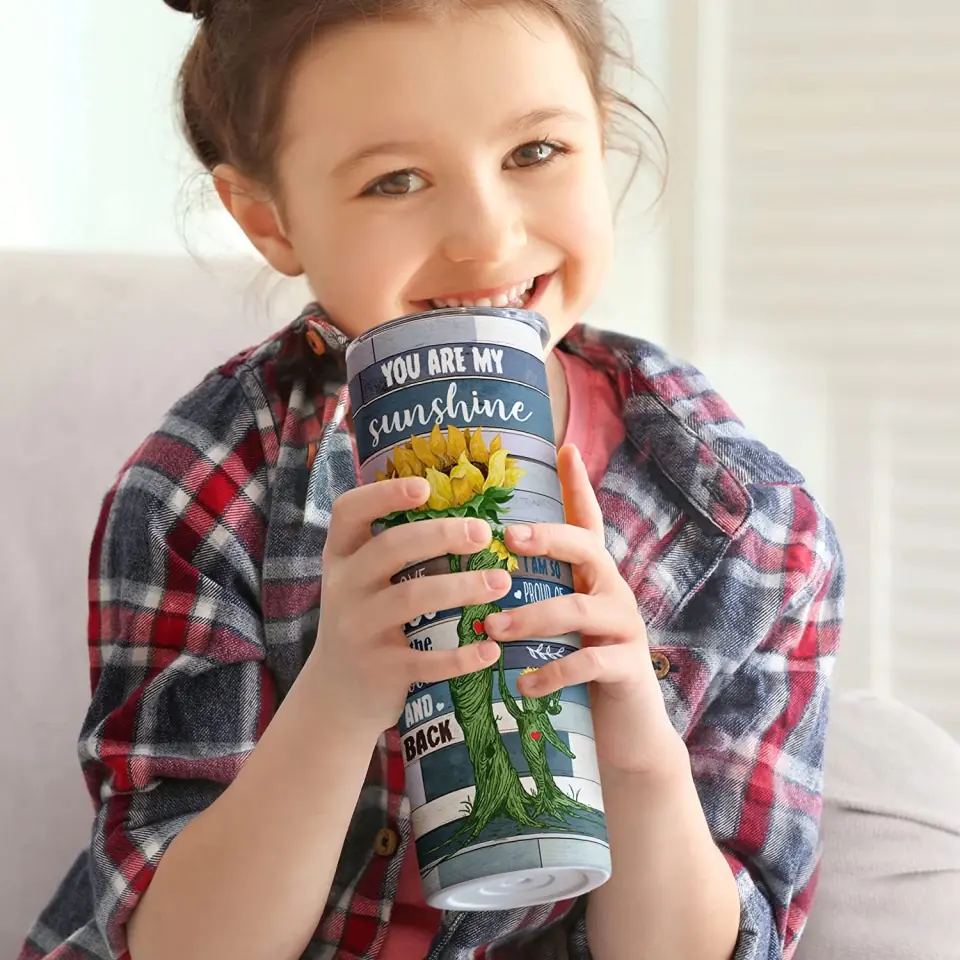 You Are My Sunshine - Sunflower Skinny Tumbler