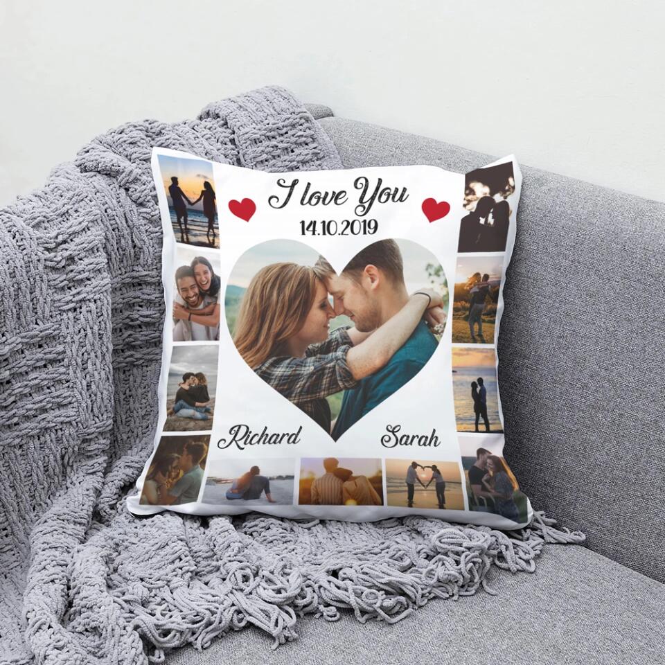 I Love You With Personalized Photos - Customized All Over Printed Pillow - Best Gifts For Him Her Husband Wife on Anniversaries Wedding Gifts Christmas - 210IHPLNPI459 - Image 7