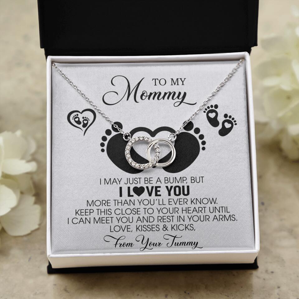 I May Just Be A Bump, But I Love You - Custom Name Necklace - Gift For New Mom - Image 28