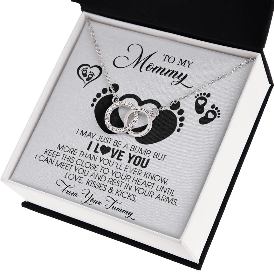 I May Just Be A Bump, But I Love You - Custom Name Necklace - Gift For New Mom - Image 29