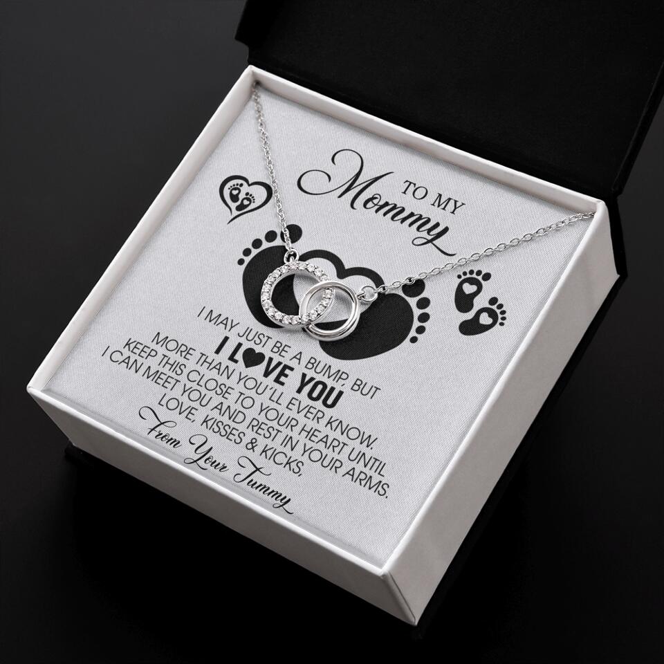 I May Just Be A Bump, But I Love You - Custom Name Necklace - Gift For New Mom - Image 30