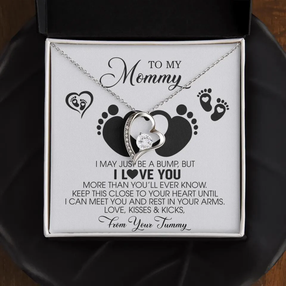 I May Just Be A Bump, But I Love You - Custom Name Necklace - Gift For New Mom - Image 33