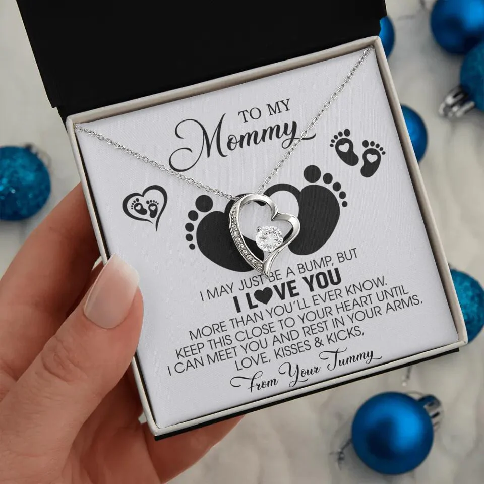 I May Just Be A Bump, But I Love You - Custom Name Necklace - Gift For New Mom - Image 34