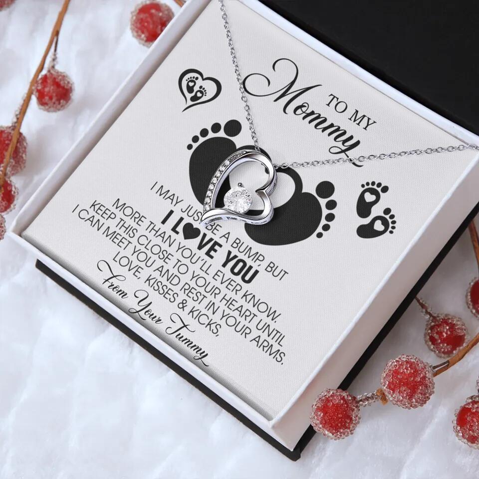 I May Just Be A Bump, But I Love You - Custom Name Necklace - Gift For New Mom - Image 36