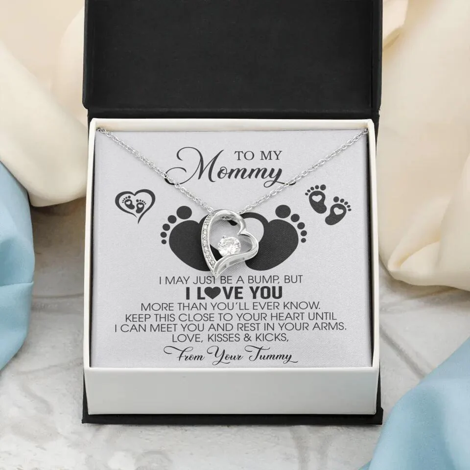 I May Just Be A Bump, But I Love You - Custom Name Necklace - Gift For New Mom - Image 39
