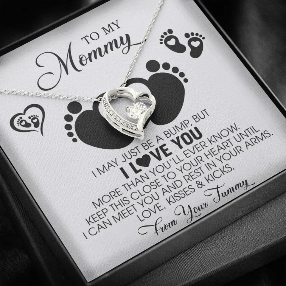 I May Just Be A Bump, But I Love You - Custom Name Necklace - Gift For New Mom - Image 42