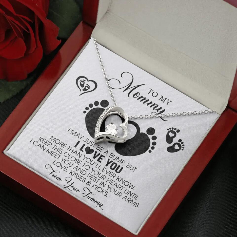 I May Just Be A Bump, But I Love You - Custom Name Necklace - Gift For New Mom - Image 52