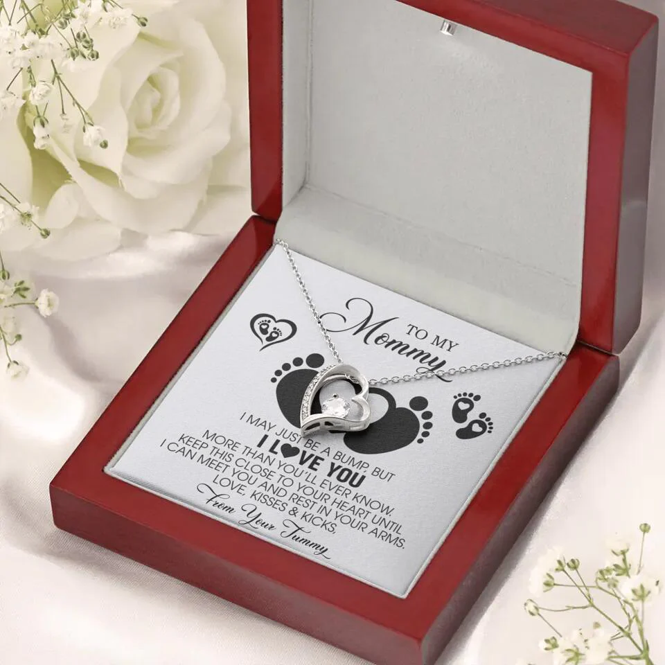 I May Just Be A Bump, But I Love You - Custom Name Necklace - Gift For New Mom - Image 53