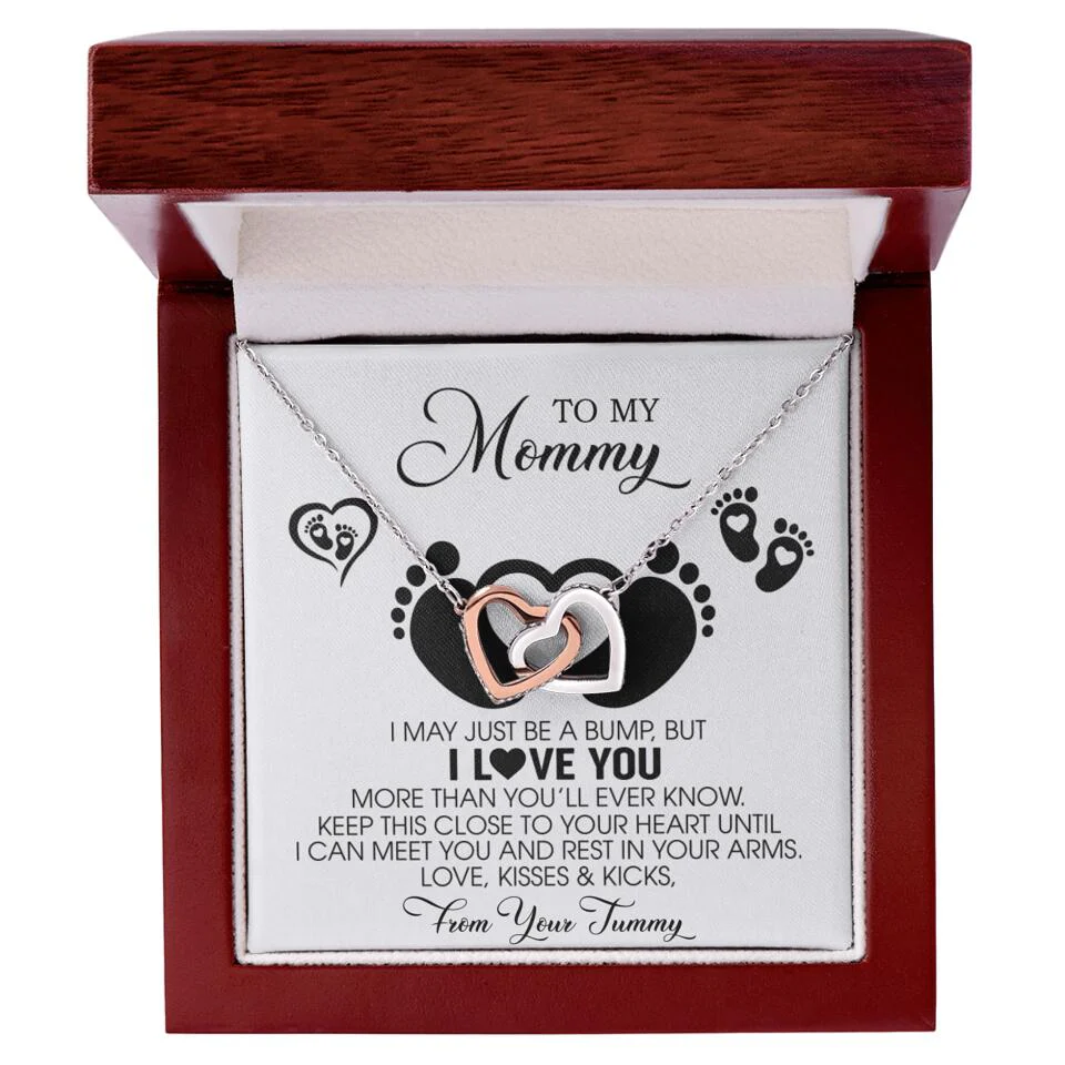 I May Just Be A Bump, But I Love You - Custom Name Necklace - Gift For New Mom - Image 60