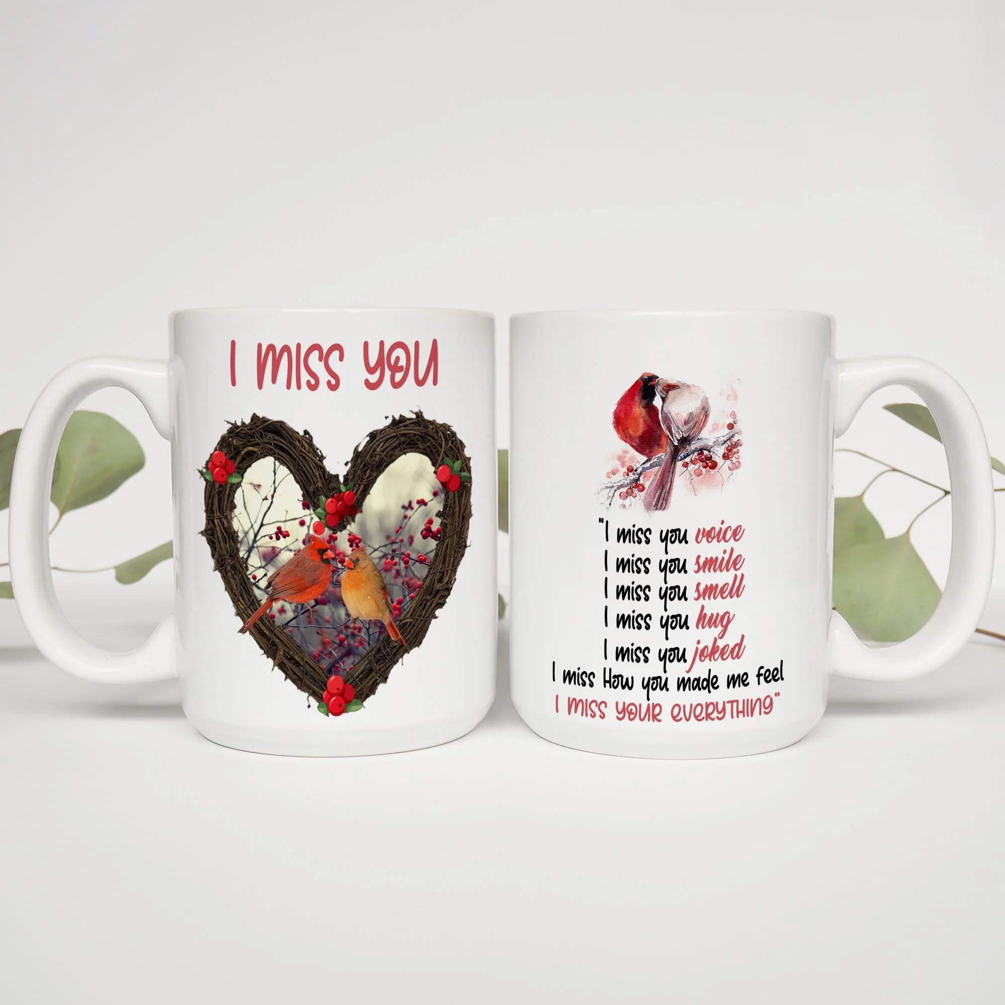 I Miss You Personalized Mug - Image 3