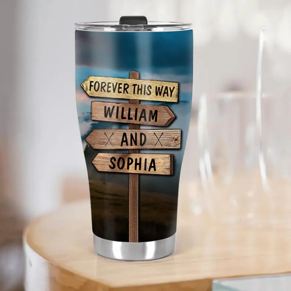 I Want To Hold Your Hand - Personalized 30OZ Tumbler - Gifts For Couple - Image 3