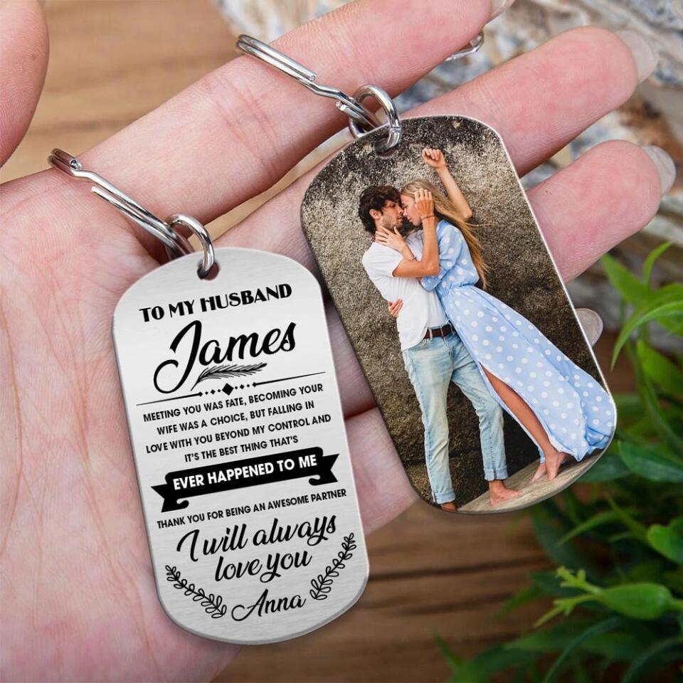 I Will Always Love You Personalized Stainless Keychain - Image 3