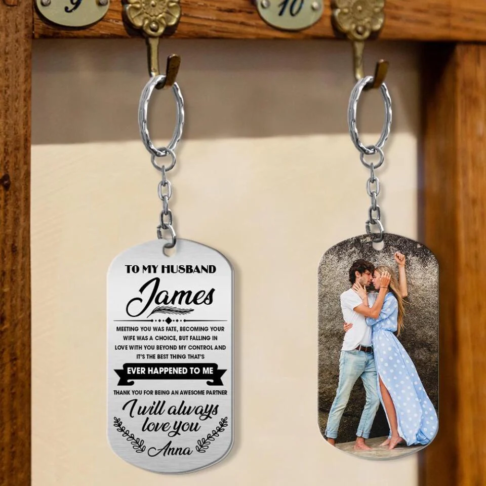 I Will Always Love You Personalized Stainless Keychain - Image 5
