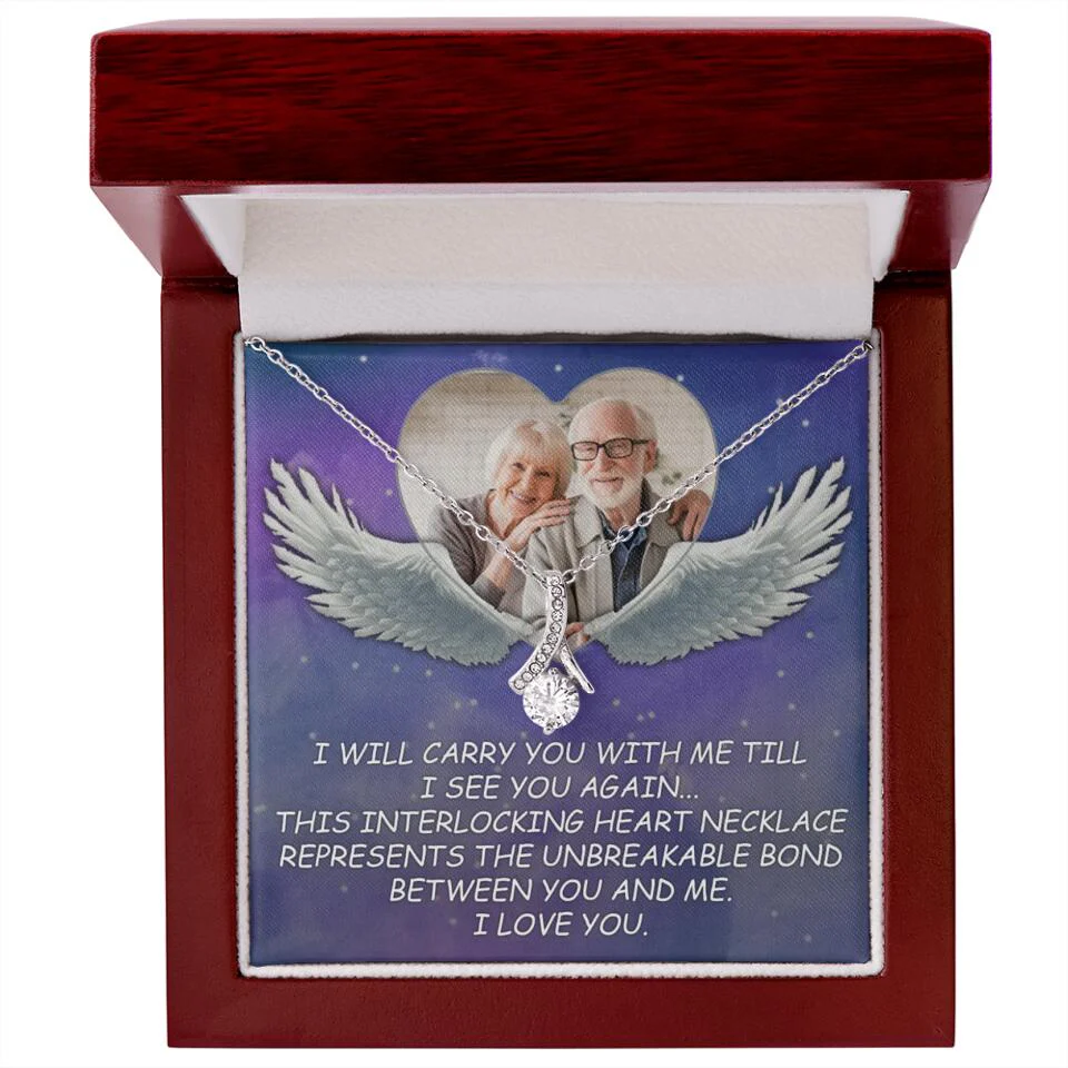 I Will Carry You Till I Can See You Again - Personalized Necklace - Memorial Gift for Beloved - Image 50