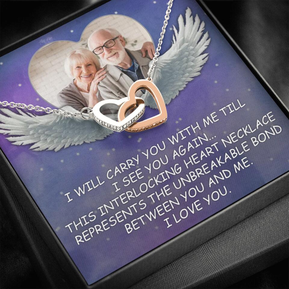 I Will Carry You Till I Can See You Again - Personalized Necklace - Memorial Gift for Beloved - Image 55