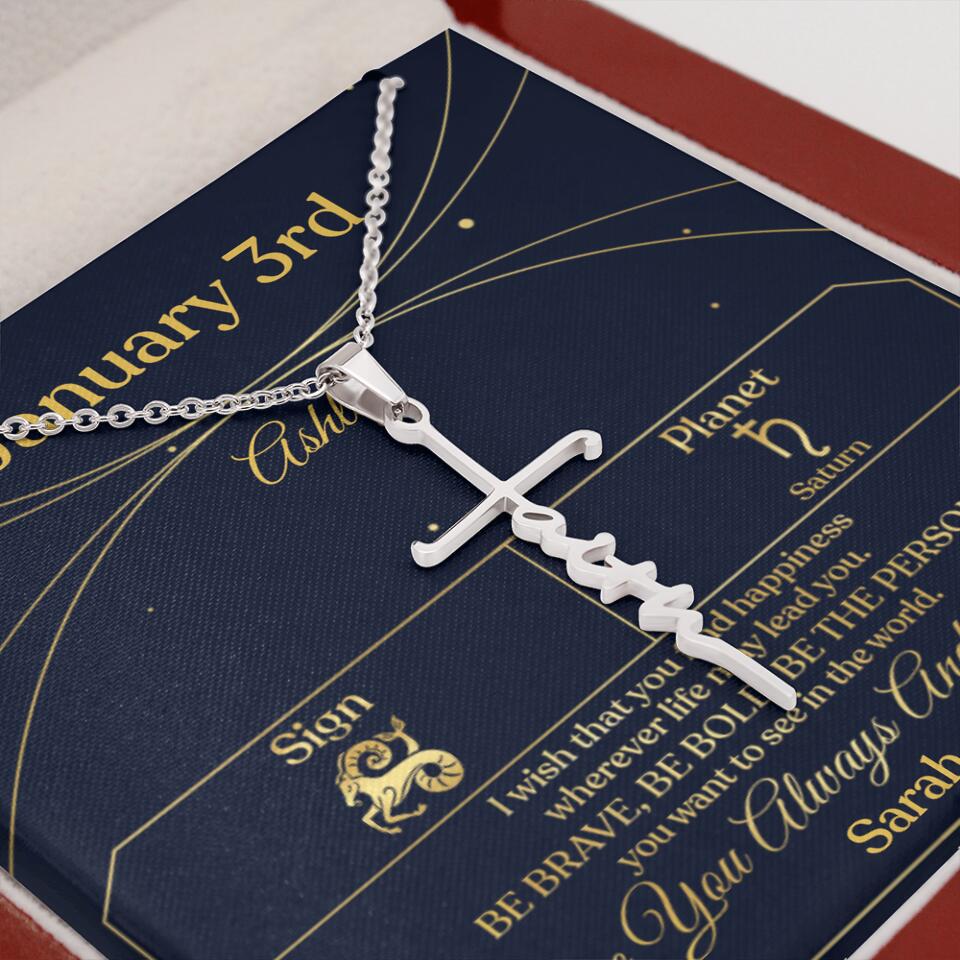 I Wish That You Find Happiness Personalized Zodiac Sign Jewelry - Image 46