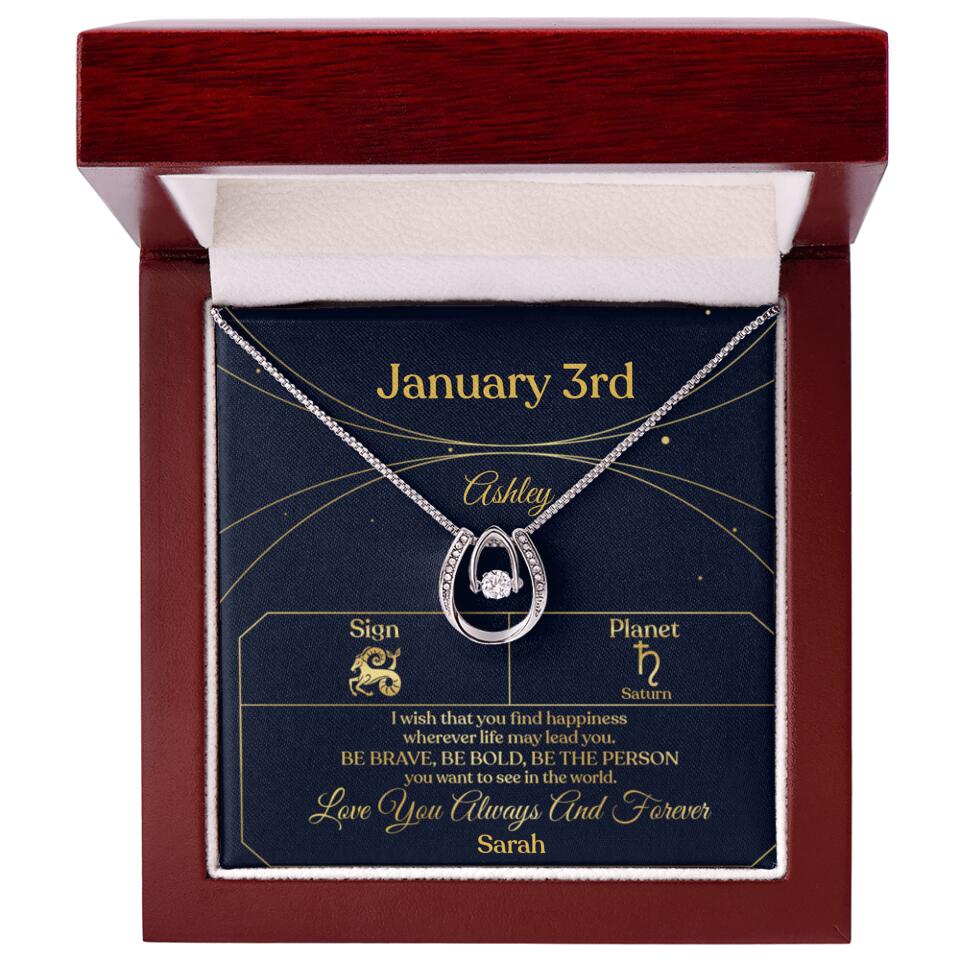 I Wish That You Find Happiness Personalized Zodiac Sign Jewelry - Image 54