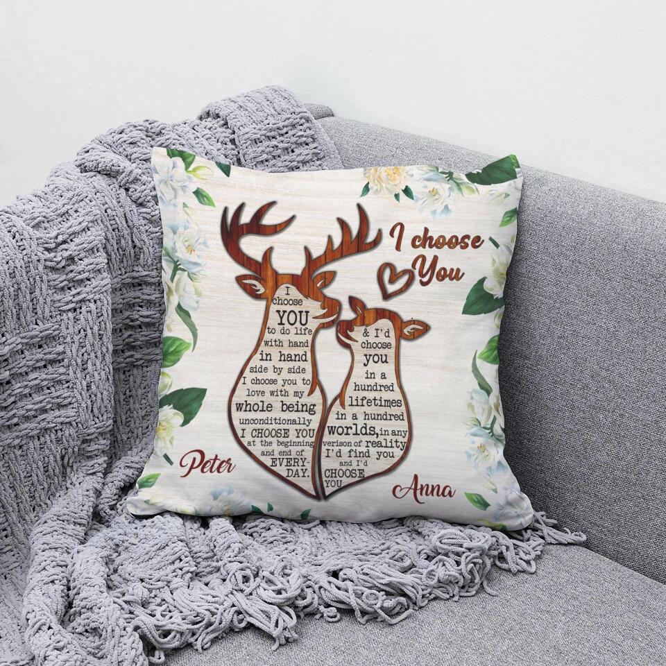 I'd Find You And I Choose You At The Beginning And End Of Everyday- Best Personalized Pillow Gift For Wedding Anniversary-209IHPTHPI142 - Image 4