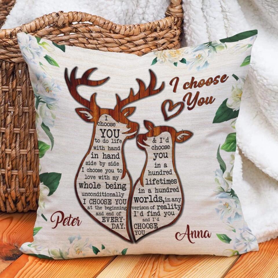 I'd Find You And I Choose You At The Beginning And End Of Everyday- Best Personalized Pillow Gift For Wedding Anniversary-209IHPTHPI142 - Image 5