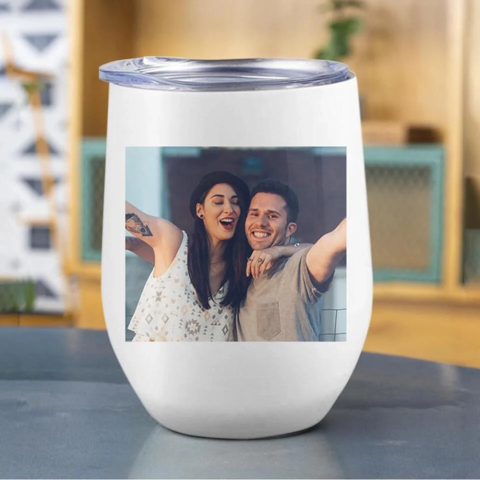 I'd Walk Through Fire For You - Personalized Wine Tumbler - Image 4