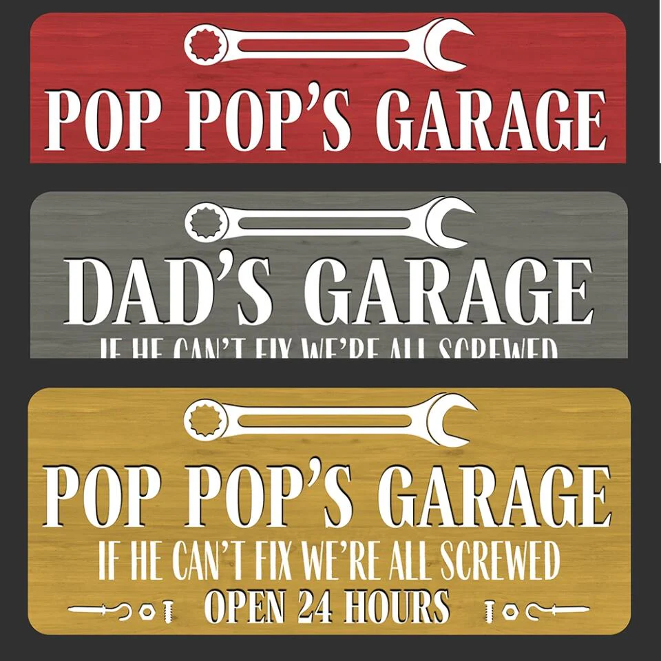 If He Can't Fix We're All Screwed Personalized Rectangle Wood Sign Key Holder - Image 6