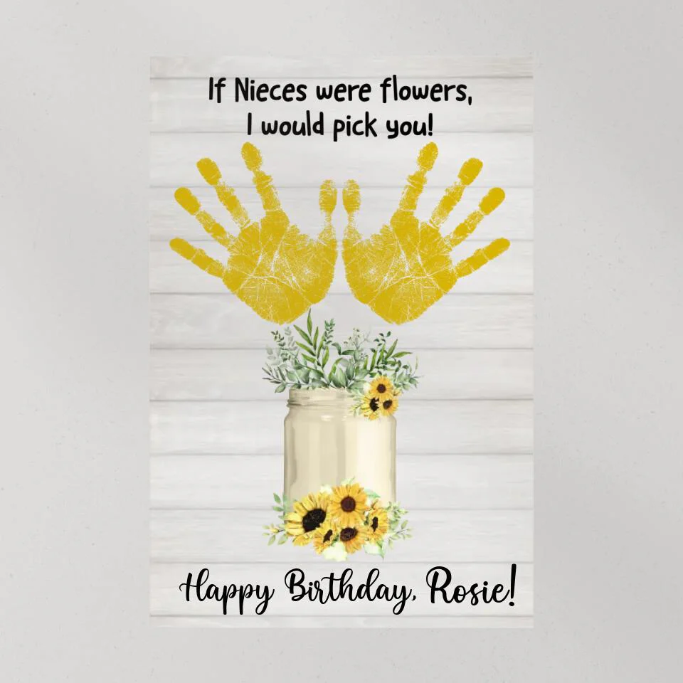 If Nieces Were Flowers I'd Pick You Custom Canvas Poster Birthday Gift For Niece - Image 10