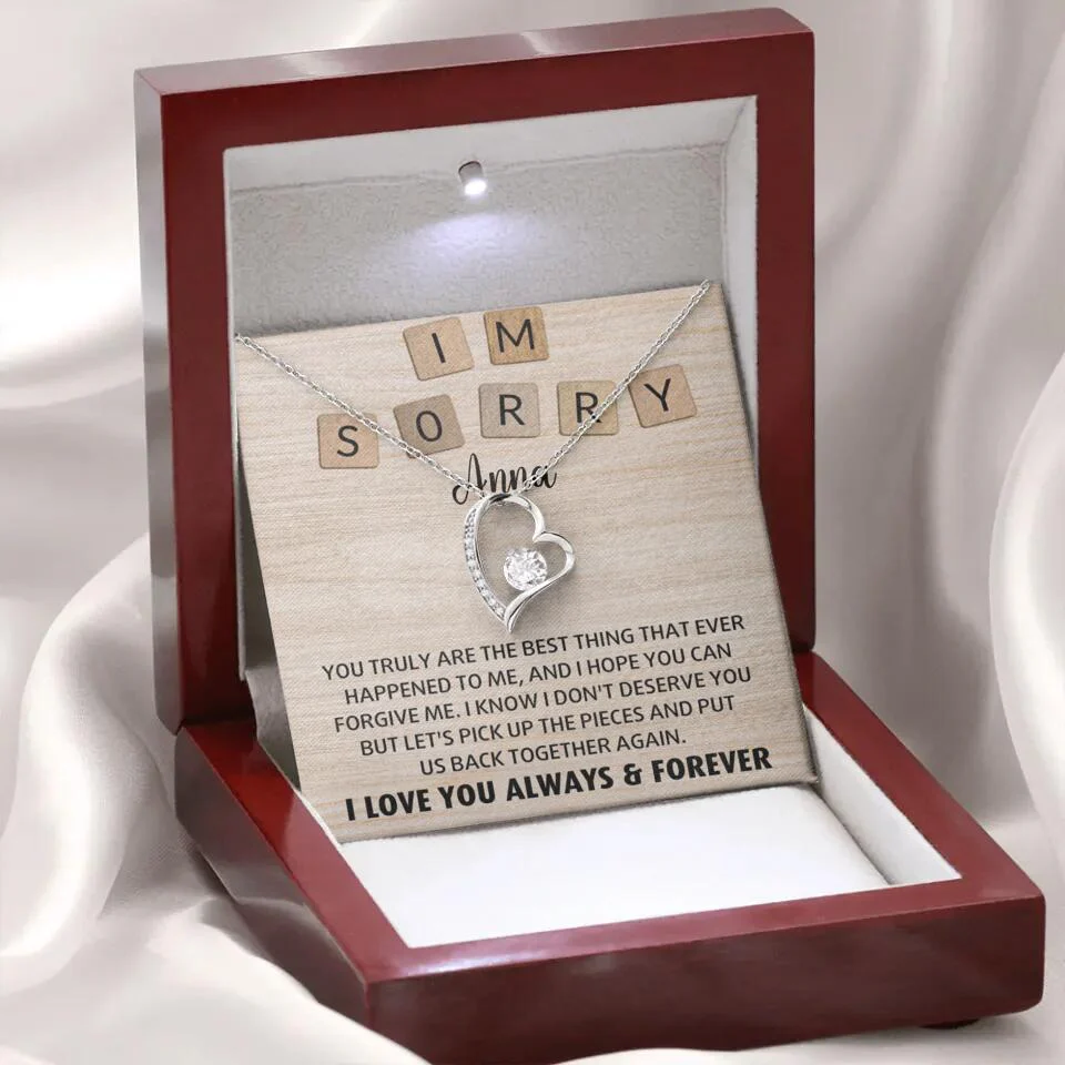 I'm Sorry You Truly Are the Best Thing That Ever Happened to Me - Personalized Necklace - Image 16
