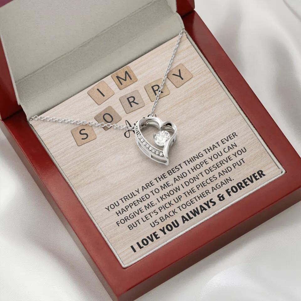 I'm Sorry You Truly Are the Best Thing That Ever Happened to Me - Personalized Necklace - Image 17