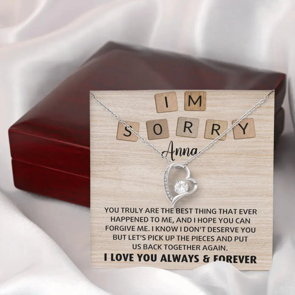 I'm Sorry You Truly Are the Best Thing That Ever Happened to Me - Personalized Necklace - Image 18
